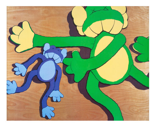 KAWS x A Bathing Ape poster von KAWS, Druck kaufen auf Singulart