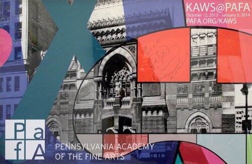 Unique Ink Signed Sketch on PAFA van KAWS, Schilderij te koop op Singulart