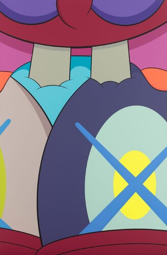 UPS AND DOWNS: one plate von KAWS, Druck kaufen auf Singulart