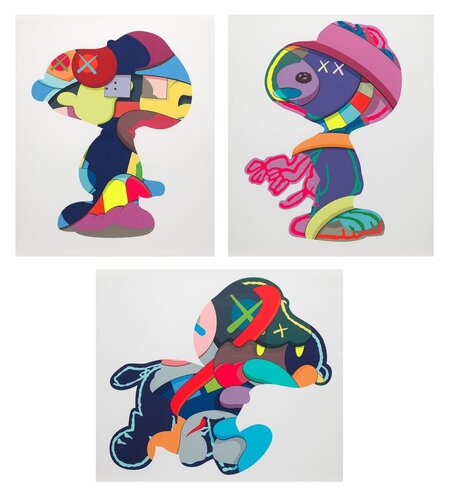 No One's Home, Stay Steady & The Things That Comfort (Full Set of 3) von KAWS, Druck kaufen auf Singulart