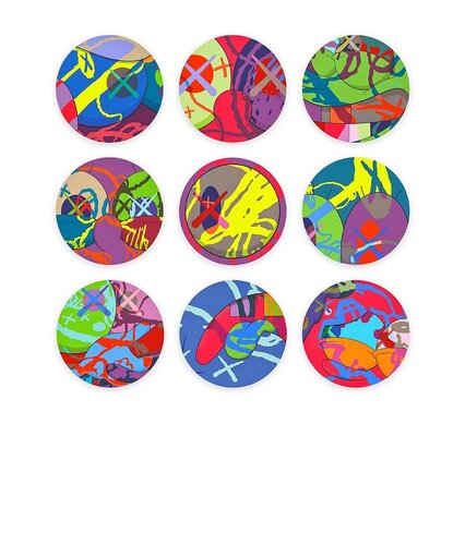 The News (Portfolio of 9 Works) von KAWS, Druck kaufen auf Singulart