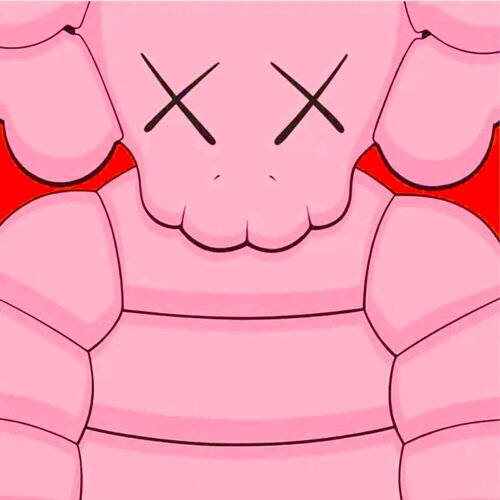“ What Party ”  (PINK - Artist Proof) von KAWS, Druck kaufen auf Singulart