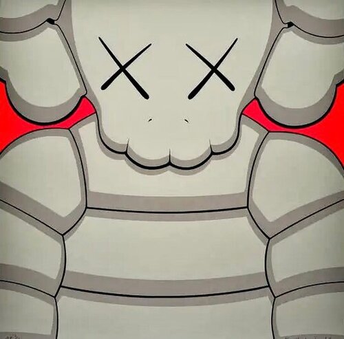 “ What Party ”  (Grey - ARTIST PROOF) van KAWS, Afdruk te koop op Singulart