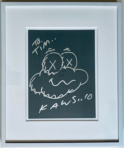 Original Cloud Drawing (Hand signed and inscribed to Tim) by KAWS, 紙面作品 for Sale on Singulart