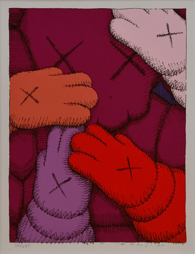 URGE Wine Red di KAWS, Stampa in vendita su Singulart