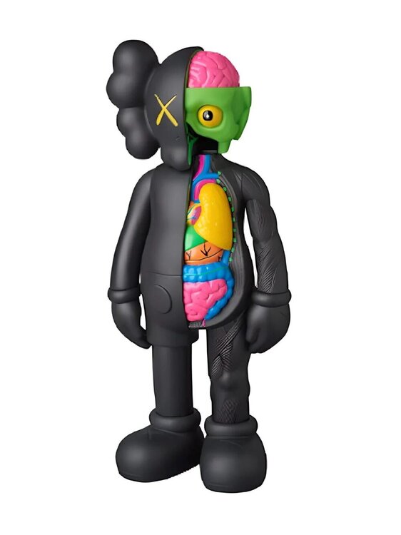 Flayed Companion Black KAWS