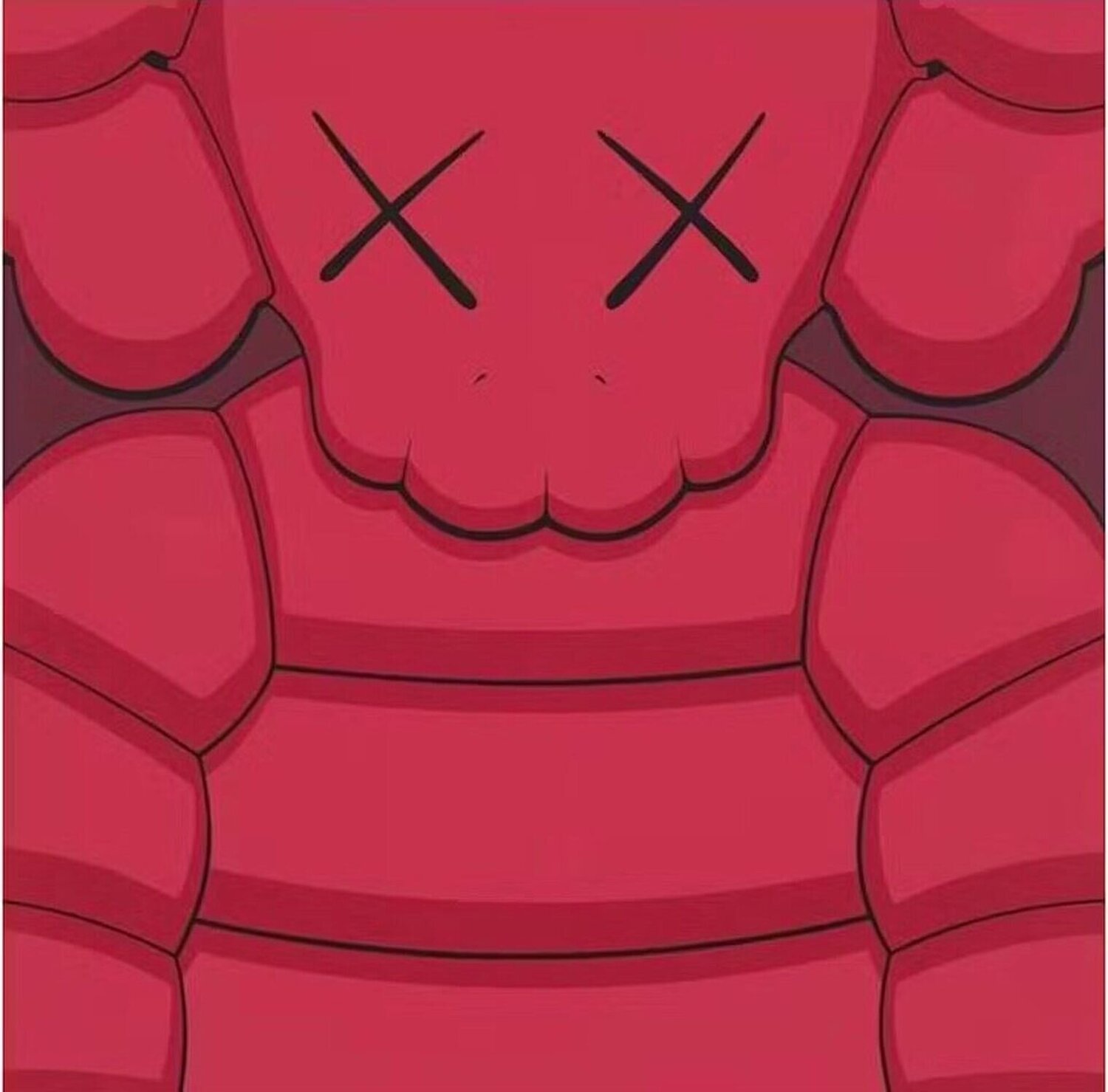 WHAT PARTY - Red KAWS