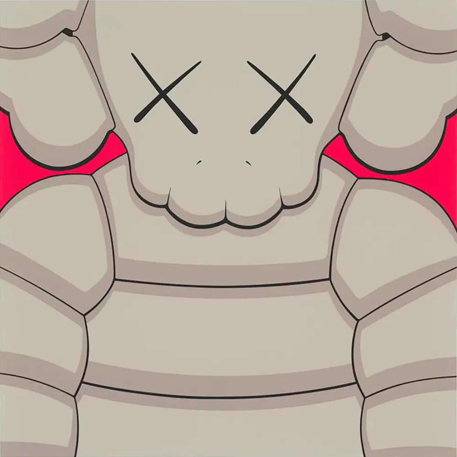 KAWS - What Party Print (Grey) KAWS