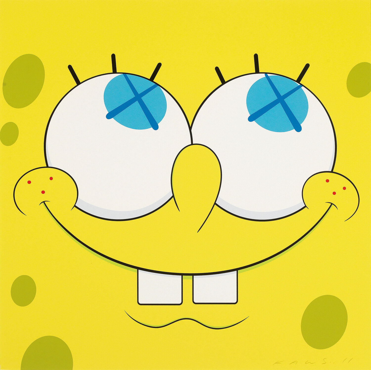 KAWSBOB (Yellow) KAWS
