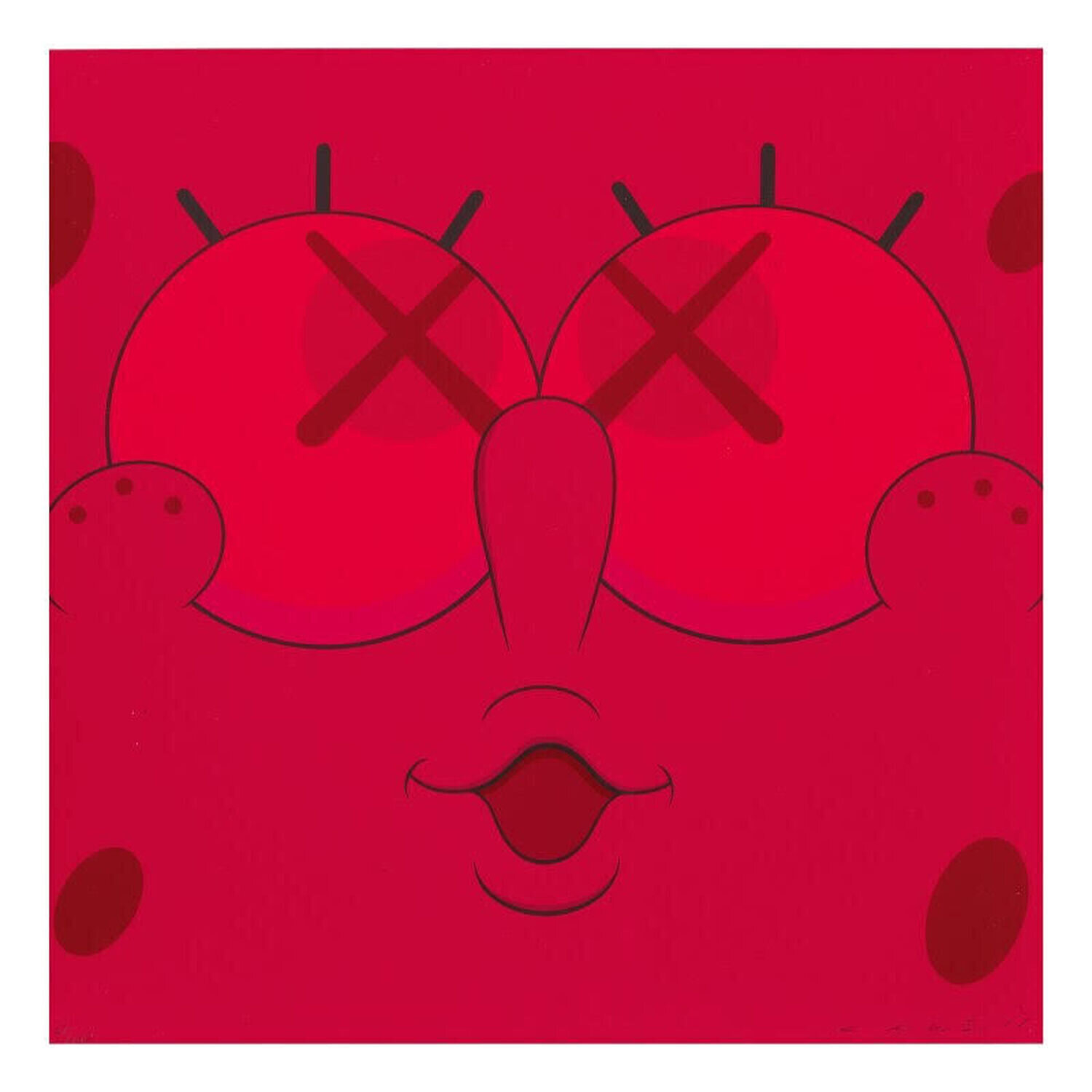 Kawsbob (Red) KAWS