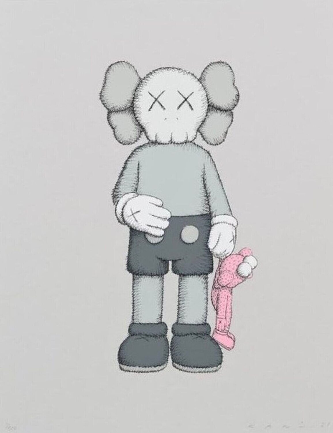 KAWS PRINTS THE PROMISE シルクスクリーン