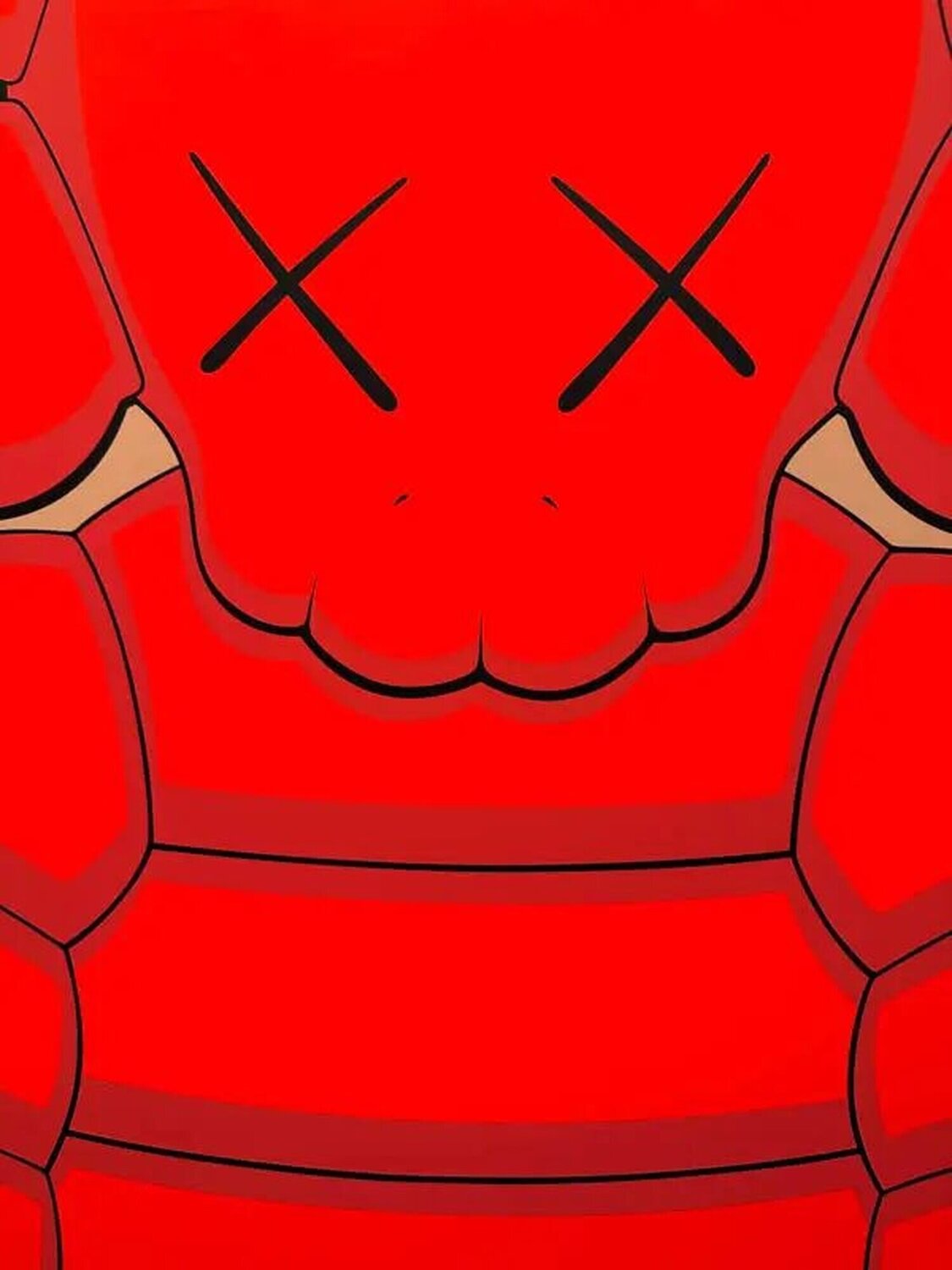 “ What Party ”  (ORANGE - Artist Proof) KAWS