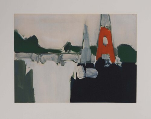 Paris, La Tour Eiffel, Lithographie Nicolas de Staël