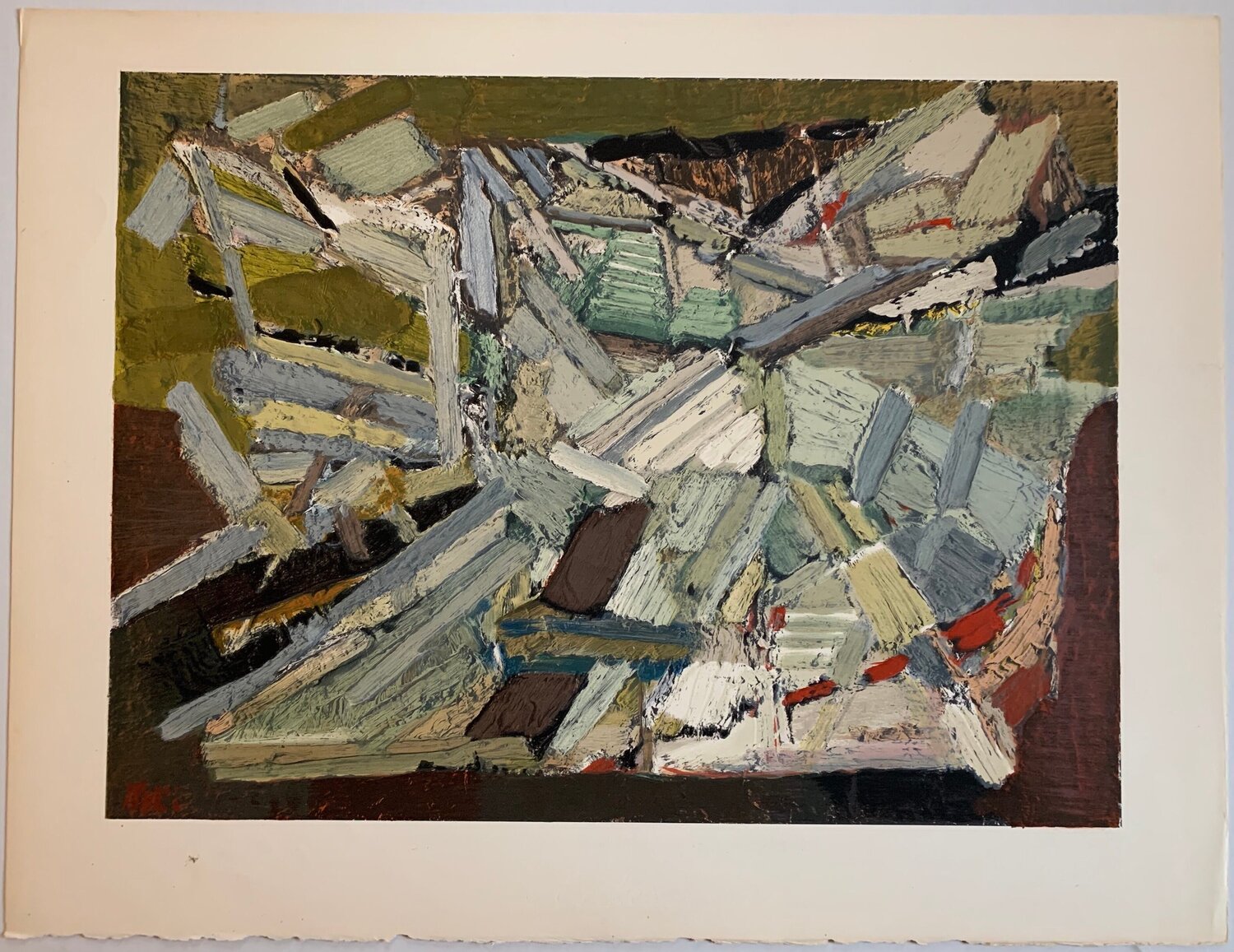 Composition Abstraite, 1948 Nicolas de Staël