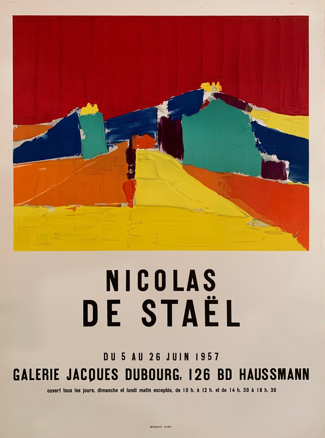 Galerie Jacques Dubourg (after) Nicolas De Stael Nicolas de Staël Druck zu verkaufen