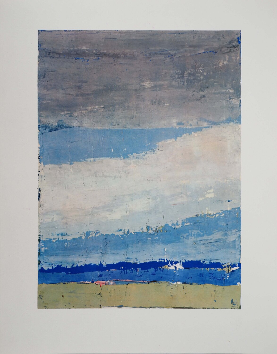 Ciel à Honfleur Nicolas de Staël Print for sale