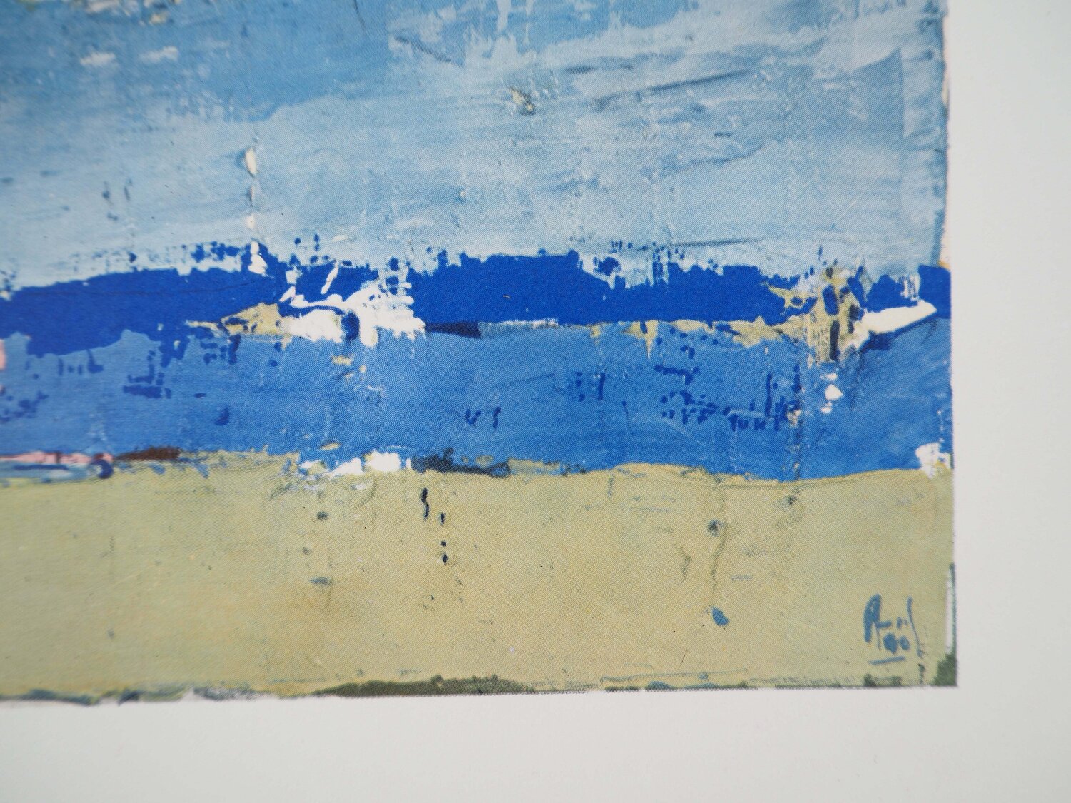 Ciel à Honfleur Nicolas de Staël