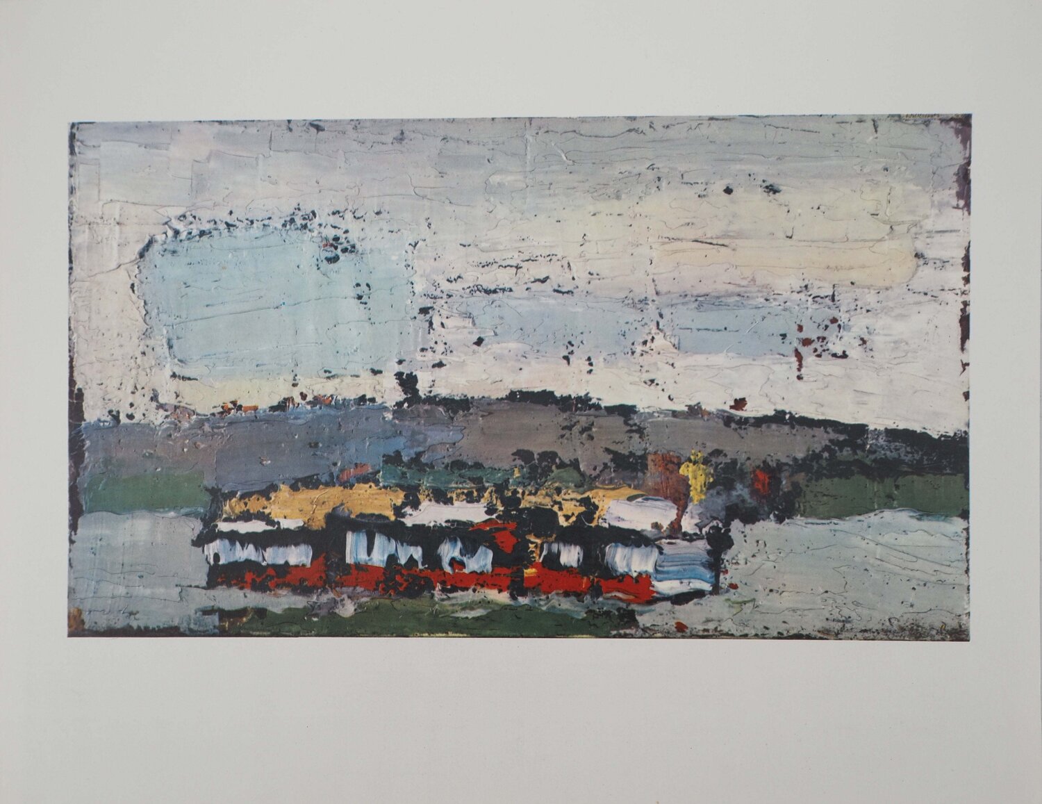 Bateau sur la Seine Nicolas de Staël Print for sale