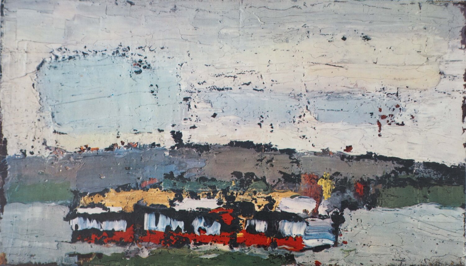 Bateau sur la Seine Nicolas de Staël