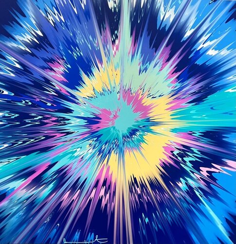Beautiful Fair-Snowman-Plodding Vapor Painting van Damien Hirst, Schilderij te koop op Singulart