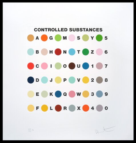 Controlled Substance Key Spot/Ph par Damien Hirst, Édition en vente sur Singulart