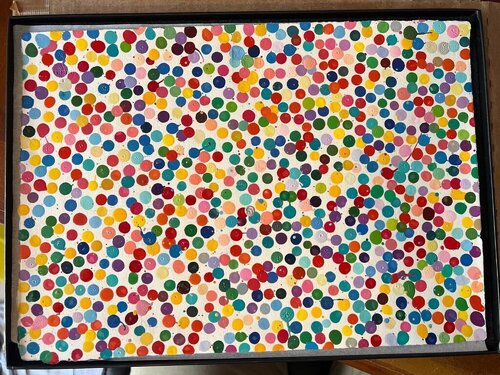 The Currency - Just Walk Around (432) par Damien Hirst, Peinture en vente sur Singulart