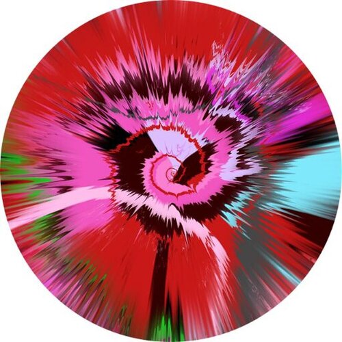 Beautiful, Tolerably Agreeable, Somewhat Cloudy, Dappled and Foggy Comet par Damien Hirst, Peinture en vente sur Singulart