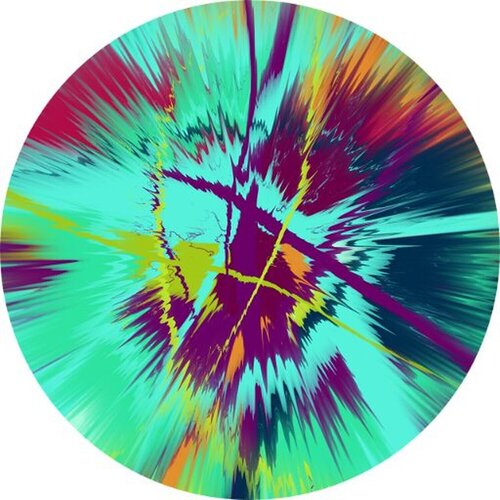 Beautiful, Caught Off Guard, Admirably Well-Written, No Longer Necessary, Complete and Precise Comet par Damien Hirst, Peinture en vente sur Singulart