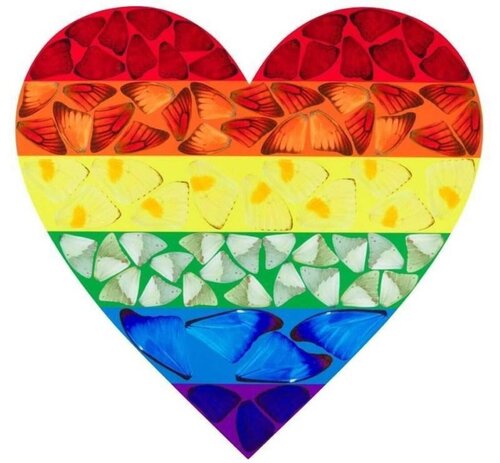 H7-3 Butterfly Heart (Large) par Damien Hirst, Édition en vente sur Singulart
