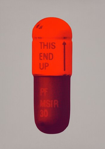 The Cure – Battleship Grey / Fizzy Orange / Berry par Damien Hirst, Édition en vente sur Singulart