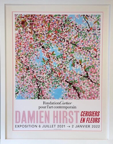 Cherry Blossoms Paris Exhibition Poster (Wisdoms Blossom) par Damien Hirst, Édition en vente sur Singulart