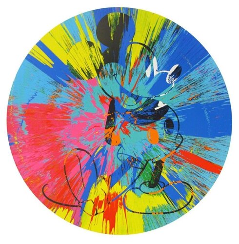 Beautiful Mickey (Spin) par Damien Hirst, Édition en vente sur Singulart