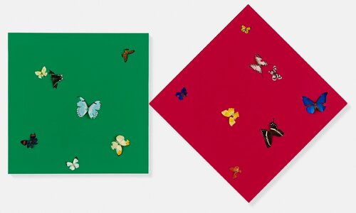 Love Makes the World Go Round van Damien Hirst, Schilderij te koop op Singulart