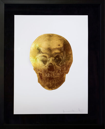 Gold Foil Skull van Damien Hirst, Afdruk te koop op Singulart