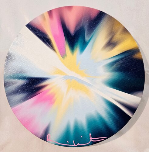 Beautiful, Somewhat Hazy, Self-Developing, Entirely Free, Well Managed, Small And Varied Nimbus Painting van Damien Hirst, Afdruk te koop op Singulart