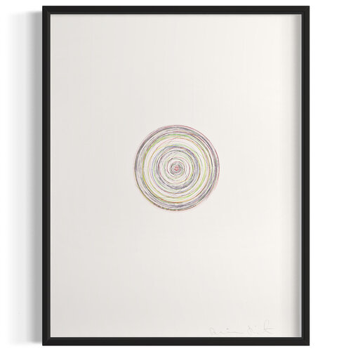 Tie a yellow ribbon round the old oak tree (In a Spin, the Action of the World on Things, Volume I) par Damien Hirst, Édition en vente sur Singulart