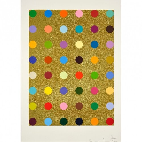 Aurous Iodide (with gold glitter) par Damien Hirst, Édition en vente sur Singulart