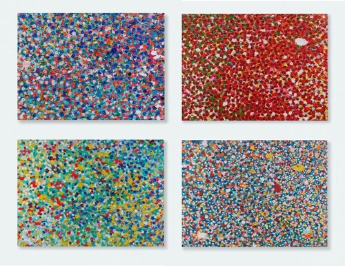 Veil Paintings (Keukenhof, Kew, Nong Nooch and Ryoanji) par Damien Hirst, Édition en vente sur Singulart