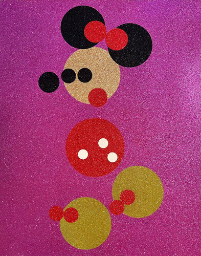 Minnie (Pink Glitter) par Damien Hirst, Édition en vente sur Singulart