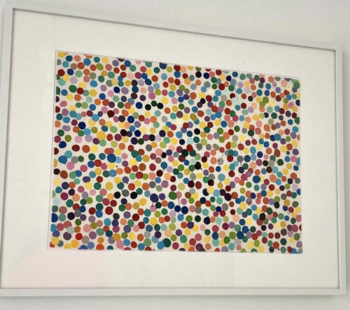 The Currency (5875- Sick of your Lies) par Damien Hirst, Peinture en vente sur Singulart
