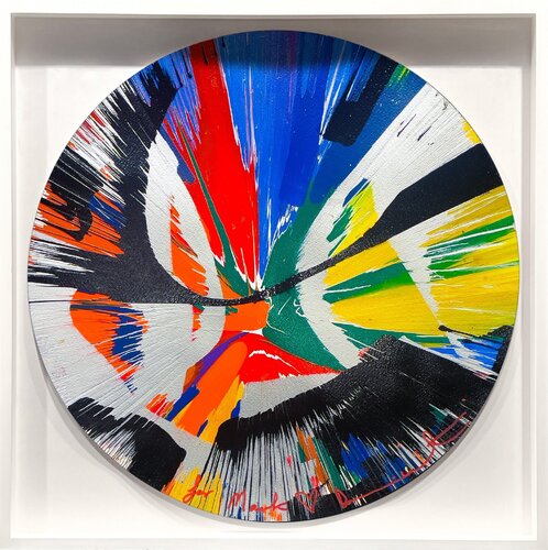 Untitled Painting Spin Gift Circle for Mark par Damien Hirst, Peinture en vente sur Singulart
