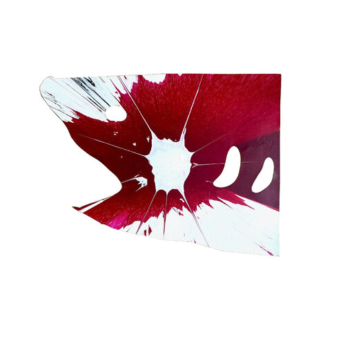 SHARK Spin Painting, Acrylic on Die-Cut Rag Paper, Stamped Signature, Pinchuk Art Centre Ukraine (Unique) van Damien Hirst, Schilderij te koop op Singulart