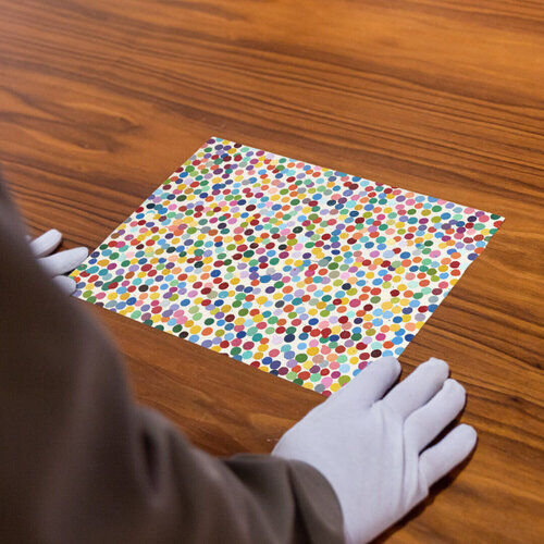 9,231. Any chance I can get (from The Currency) van Damien Hirst, Schilderij te koop op Singulart