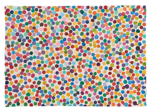 The Currency - Battering Glass van Damien Hirst, Schilderij te koop op Singulart