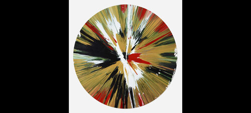 Circle Spin Painting par Damien Hirst, Œuvre sur papier en vente sur Singulart