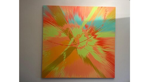 Beautiful, Absolutely Unceremonious, Rather Unfading, Quick And Natural Comet Painting par Damien Hirst, Peinture en vente sur Singulart