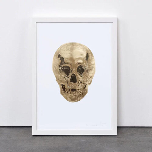 Death or Glory - Autumn Gold / Cool Gold Glorious Skull par Damien Hirst, Édition en vente sur Singulart