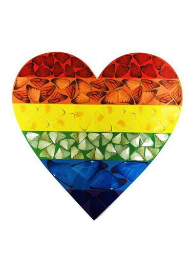 Butterfly Heart (Small) von Damien Hirst, Druck kaufen auf Singulart