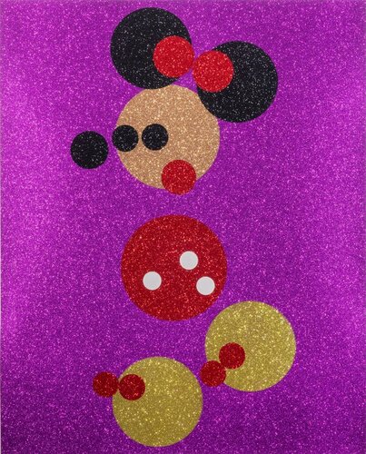 Minnie (Pink Glitter) by Damien Hirst, Print for Sale on Singulart