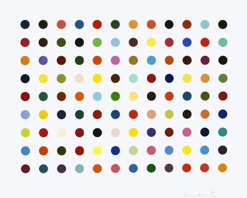 Ellipticine Spot Etching by Damien Hirst, Print for Sale on Singulart
